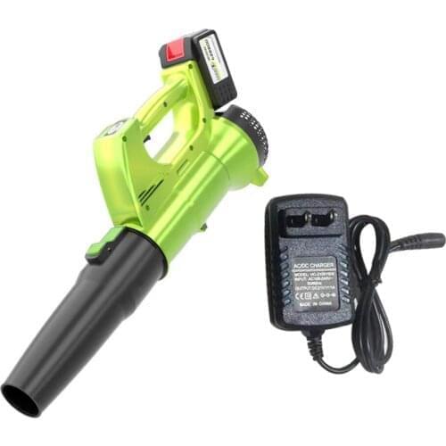 Cordless Leaf Blower with 21V Battery Charger Variable Speed Lightweight for Lawn Care Snow Blowing and Cleaning Debris and Dust