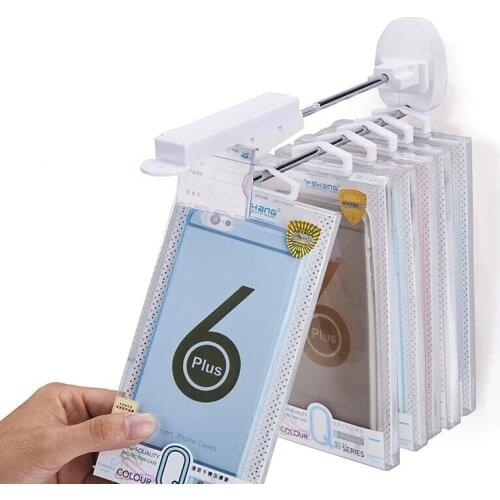 100Pcs/Lot) 6 Inch Length Metal White Magnet Secure Locking Hooks For Slatwall In Retail Store