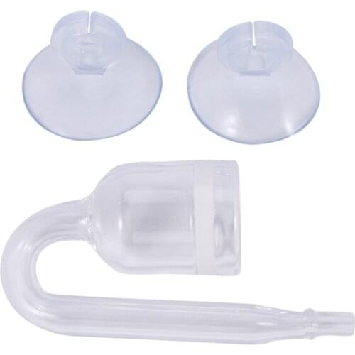 Aquarium Fish Tank CO2 Diffuser Carbon Dioxide Reactor with Ceramic Disc + 2 Suckers