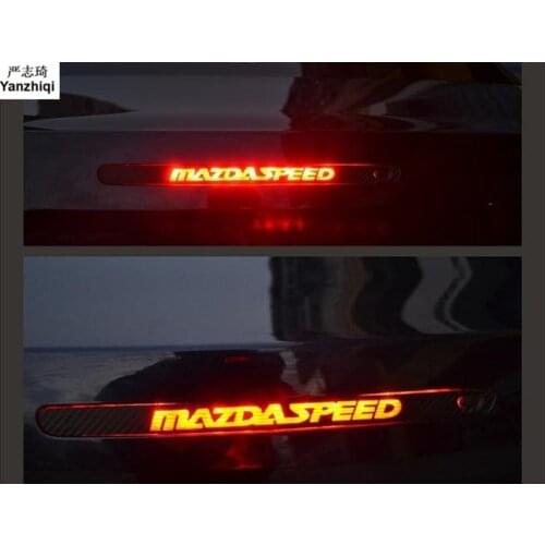 The carbon fiber car stickers of High mounted stop lamp for 2009-2013 MAZDA 6