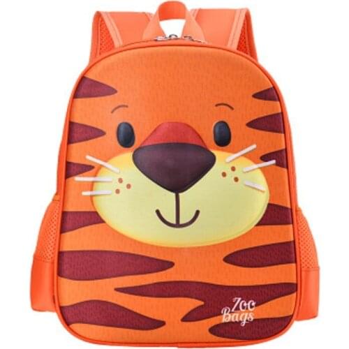 New 3D Tiger Kids School Bags For Boys Cute Toddler Children School Backpacks for Girls Boys Creative Kids Bag Baby School Bag