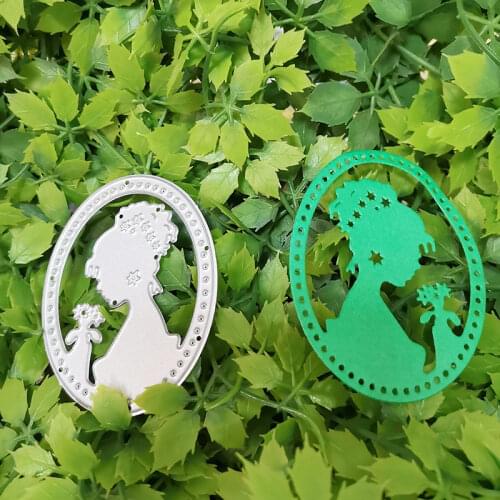 Elegant Classical Women Avatar Metal Dies Cutting Dies for Scrapbooking Paper Card Making 2020 New Die Template Craft Dies