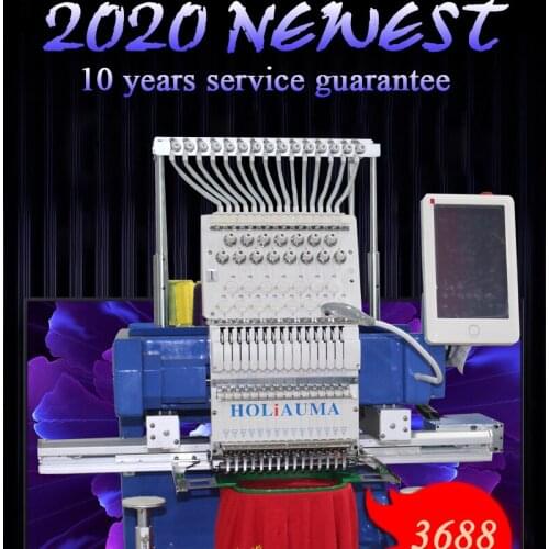 Like tajima computer embroidery machine for cap/t shirt/flat cheapest second hand embroidery machine with free