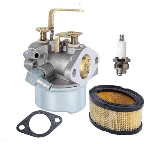 Carburetor 33268 Air Filter Spark Plug for Tecumseh 640152A 640023 HM90 8-10 HP Engine 5000W Generator