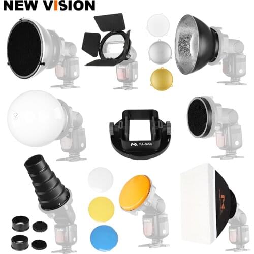 FALCON EYES Softbox Flash Diffuser Adapter Kit Accessory for K9/K-9 Universal Mount CA-SGU Speedlite for SGA-K9 for Canon Nikon