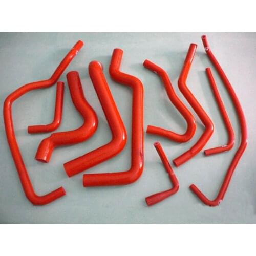 Red Silicone hose For FIAT COUPE 20V 1998~ 2001