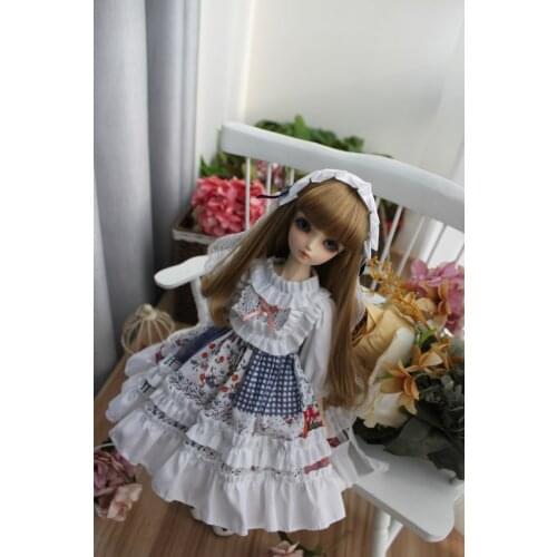Blyth doll 1/6 1/4 1/3 scale BJD clothes accessories Western-style Loose cute dress for BJD/SD YOSD MSD SD13 doll C0539