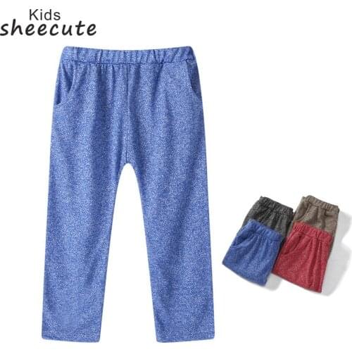 2019 New Boys Casual Pants Color Cotton Harlan Pants Boys Pants