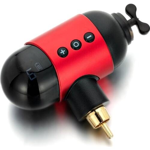 New Wireless Tattoo Power Supply V2 Tattoo Battery Pack for Rotary Machines RCA and DC