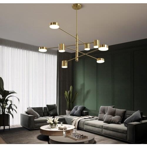 Nordic Rotatable Led Pendant Lights Living Dining Room Decor Led Pendant Chandeliers Lighting Bedroom Suspension Hanging Lamp