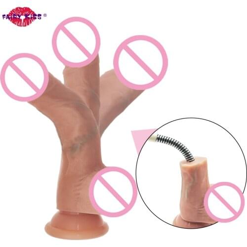 Realistic Dildo Strap On Anal Penis Suction Cup Dlldo For Women Sex Toy Artificial Penises Lesbian Masturbators Goods For Adults