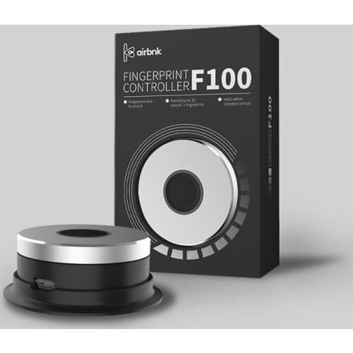 Airbnk F100 Fingerprint Access Control reader to Airbnk Smart Lock M500 M530 M300 M520 Fingerprint Sensor scanner