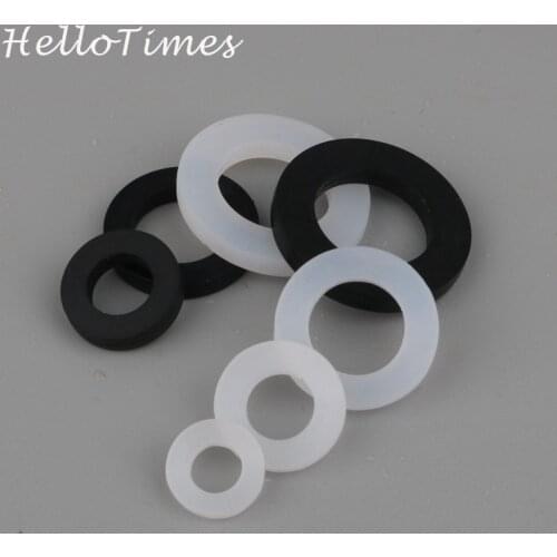 20pcs 1/4" 3/8" 1/2" 3/4" 1" Silicon Flat Gasket O-Ring Seal Washer Ring Plumbing Faucet Washer Sealing Ring