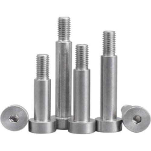 304 Stainless Steel Inner Hex Positioned Shoulder Screws with Cup Head Hexagon Plug Screw Convex Bolt M3 M4 M5 M6
