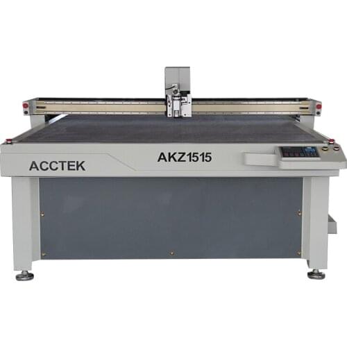 High speed cnc oscillating knife cutting machine for fabric textile cutting AKZ1515