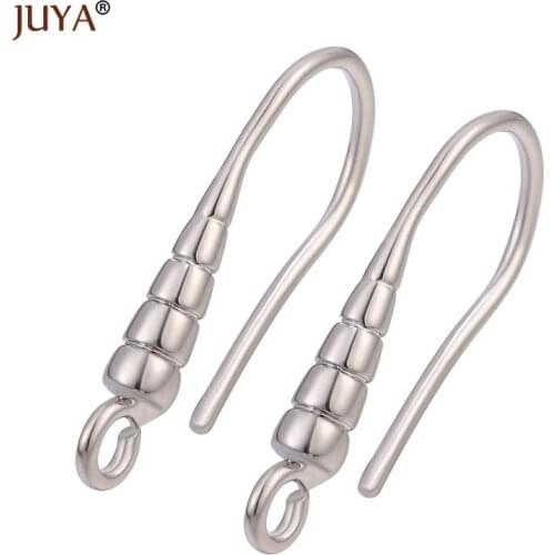 Gold Earrings Hook Earwires Accessories Copper Ear Hook Findings For Women DIY Earring Making