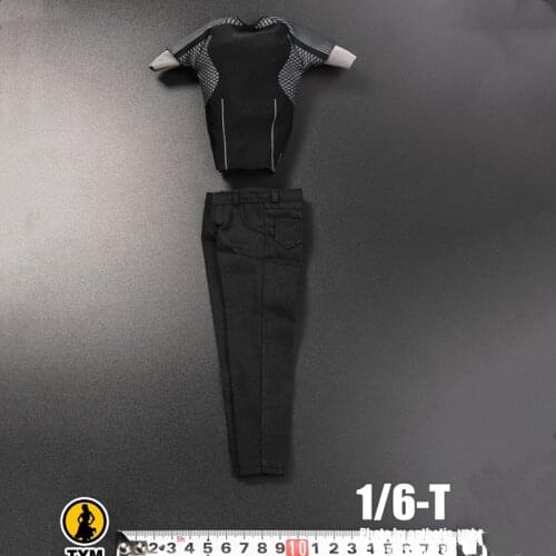 1/6 Scale Clothes Repairman Tony Stark Leisure Clothes Set Model for 12'' Action Figure Body DIY TYM064