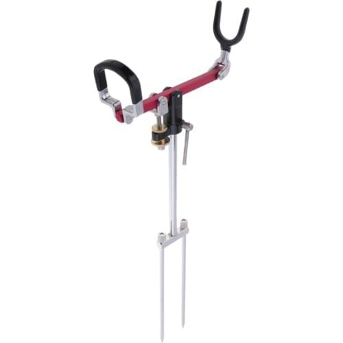 1 Piece Ground Insert Multifunction Fishing Rod Support Rack, Stand, Foldable