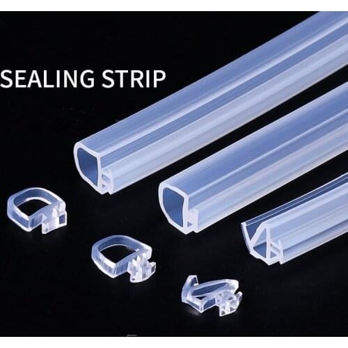 10M silicone sealing strip door and window windproof waterproof and soundproof sealing silicone strip