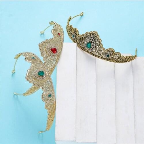 Crystal Flower Bridal Crown Hair Ornaments For Women 2019 New Tiaras Big Wedding Hair Jewelry Crowns