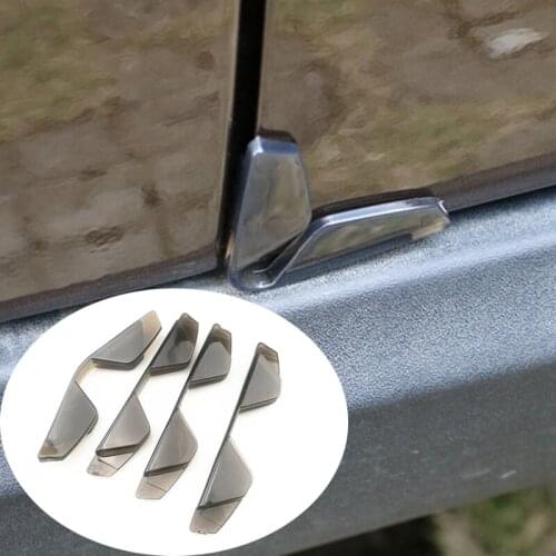 4Pcs Car Door Angle Guard Scratch Strip Protector Anti-Rub Strips for Porsche Cayenne Macan Macan S Panamera Cayman Carrera