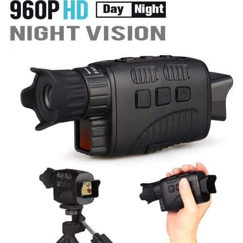 4x Digital Zoom Monocular Telescope Binoculars Night Vision Device Scope Video Camcorder for Hunting/scouting Tourism HK27-0029