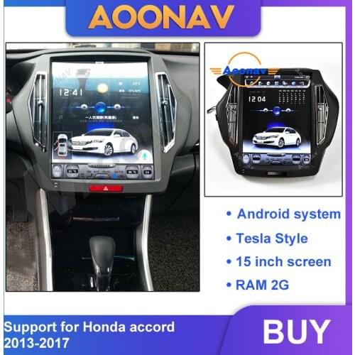 2din android car auto radio multimedia player for Honda accord 2013-2017 2.0L 2.4L car radio GPS navigation MP3 DVD player