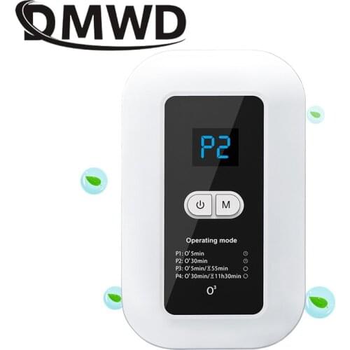 DMWD Negative Ion Air Purifier Refrigerator Odors Smell Remover Deodorant Ionizer Ozone Generator Electronic Deodorizer Ozonizer