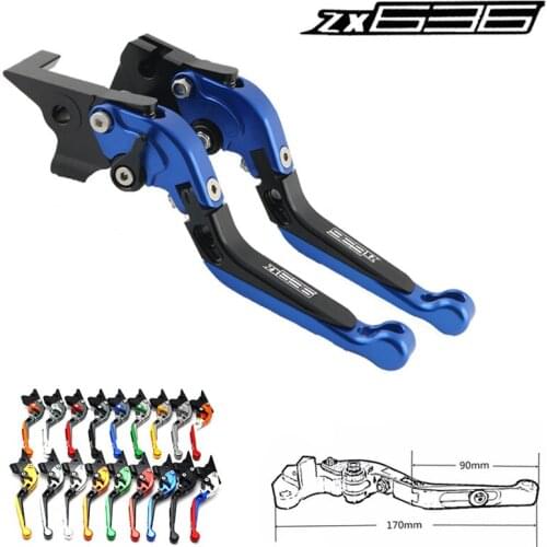 Logo (ZX 636) for Kawasaki ZX636R ZX636 ZX 636, 2000-2004, 2001, 2002, 2003 CNC Brake Clutch Levers