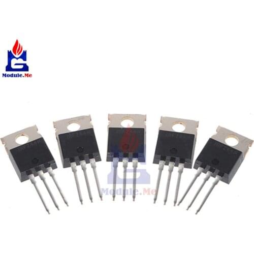 5 PCS/Lot IC Chips IRFZ44N 3 Pin Transistor TO-220 Rectifier Power MOSFET for Arduino SCM Component Integrated Circuit