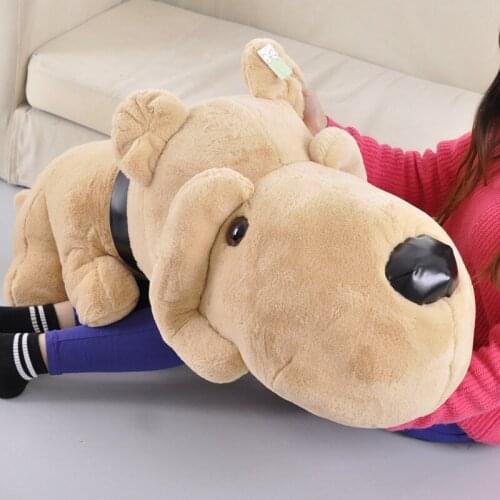 50/70/90 cm Large Size Big Head Soft Squishy Dog Plush Toy Stuffed Dog Toys For Children