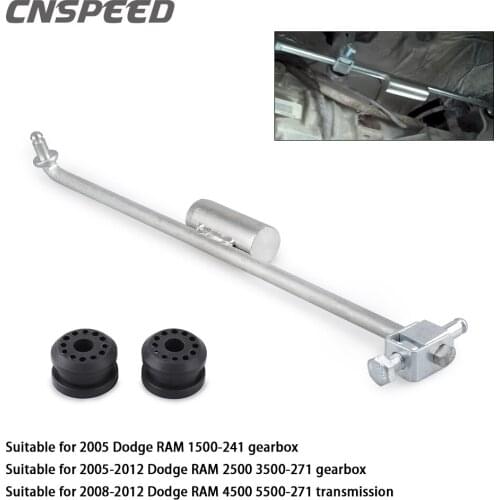 Transfer Case Shifter Control Linkage For 2005-2012 Dodge Ram 4x4 55366066AB With 68078974AA Bushing Kit