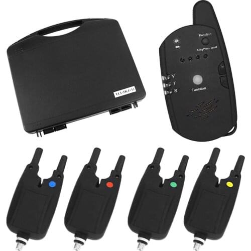 Fishing Bite Alarm Transmitter Wireless Electric Fishing Bite Receiver Portable Bait Alarm Transmitter Kit Fishing Tools