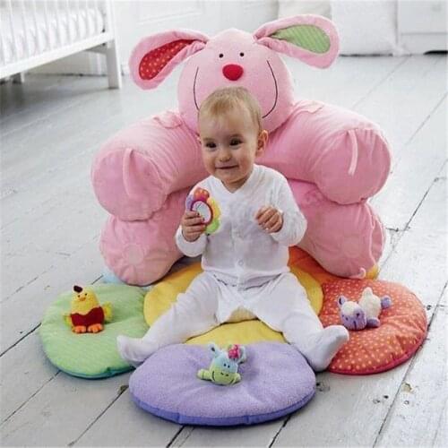 Popular Blossom Farm Sit Me Up Cosy Inflatable Baby Sofa Seat Infant Play Mats Toddler Sitting Toy In Bulk Packing 7 Styles