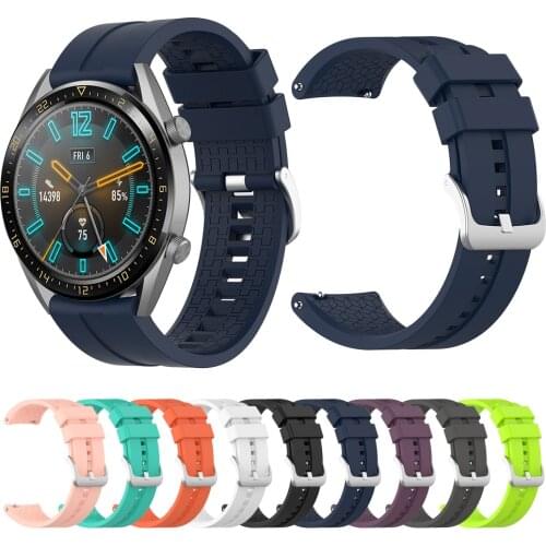 New Sports Silicone Wrist Strap for Honor Magic Smart Watch Bracelet watchband for HUAWEI WATCH GT/GT Active/Elegant Band