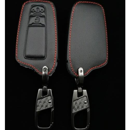 Car Styling Key Cover For Toyota Rav4 Corolla Camry Crown Prado 2 Button Remote Control Smart Shell Key Case Accessories