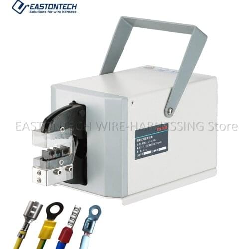 EASTONTECH FEK-06M Pneumatic Air Power Terminal Crimping Machine 2.0T 0.5-0.7MPa Pneumatic Wire Cable Terminal Crimper