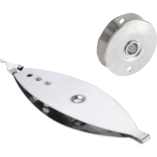 1pc Steel Tatting Shuttle Silver 7.2x2.2x0.89cm Bobbin Lace Making Tool Handmade Craft Knitting Weaving Tools Sewing Supply