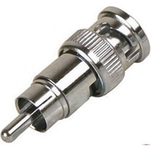 10PCS High Quality New RCA Male Av To BNC Male Connector Adapter