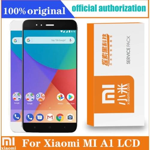 100% Original 5.5'' Display Replacement For Xiaomi Mi A1 LCD Touch Screen Digitizer Assembly For Xiaomi MI 5X Display Screen