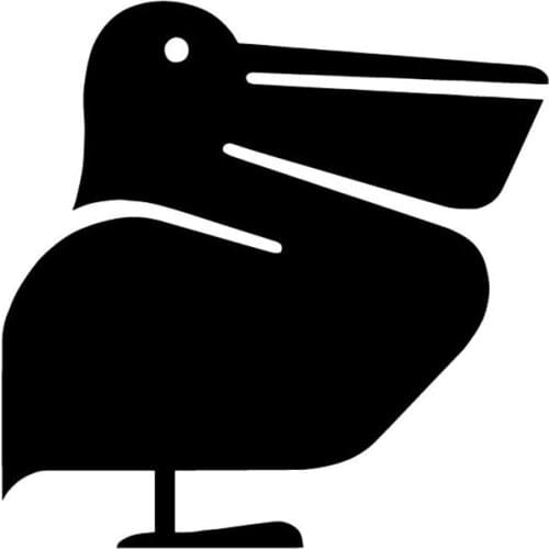 15.1CM*15.1CM Pelican Decorate Pattern Car Sticker Car Door Vinyl Decal