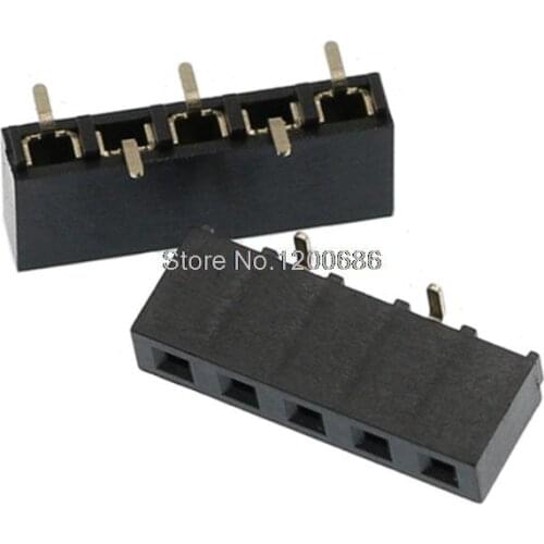 2.54MM SMD SMT single row female Connector Terminal Socket 2.54 2 3 4 6 10-Pin Connector Plug