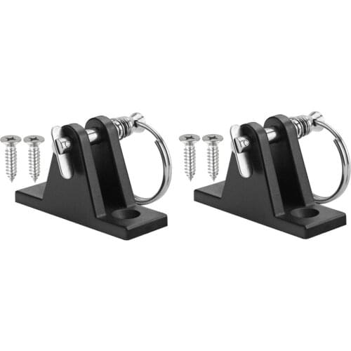 2 Piece Boat Marine Deck Hinge Mount Bimini Top Deck Hinges Fitting Hardware