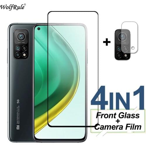2Pcs Screen Protector For Xiaomi Mi 10T Glass Mi 10i 10T Pro 9 10 Lite Tempered Glass Full Protective Phone Lens Film For Mi 10T