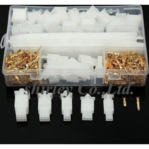 50set 2.8mm connector 2P 3P 4P 6P 9P 2pin Electrical 2.8 Connector Kits Male Female Socket Plug For Motorcycle Motorbike 580PCS