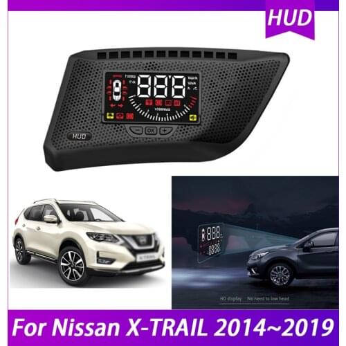 Car Accessories Head Up Display HUD For Nissan X-TRAIL 2014 2015 2016 2017 2018 2019 Auto Electronic Safe Driving Screen