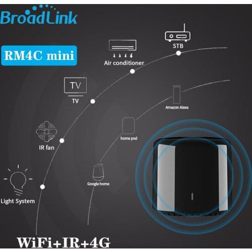 Broadlink Bestcon RM4C Mini Smart Home 4G WiFi IR Automation Intelligent Remote Controller Compatible With Google Home Alexa