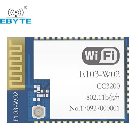 EBYTE Wifi Development Board CC3200 2.4GHz Wireless Module 20dBm Ultra Low Power PCB Antenna UART Wi-Fi Module AT Command