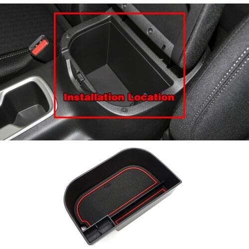 For Nissan Navara NP300 D23 2015-2019 Terra Central Console Armrest Container Storage Box Refit Holder Tray Car Stowing Tidying