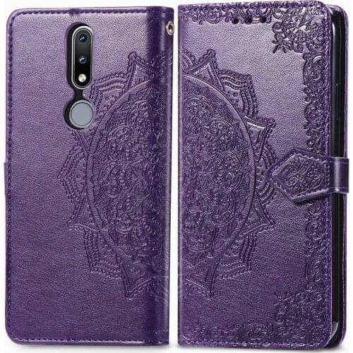 Wallet Case For Nokia 2.4 Case Bumper Floral Filp PU Leather Cover For Nokia 2.4 Case For Nokia 2.4 Nokia2.4 Cover Book 6.5 inch